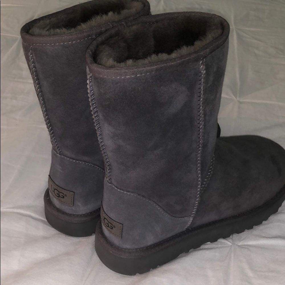 grey short uggs